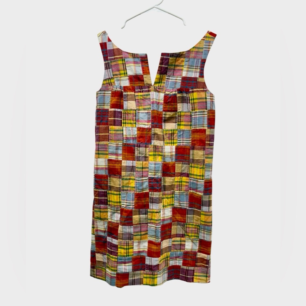 J. Crew Madras Plaid Dress